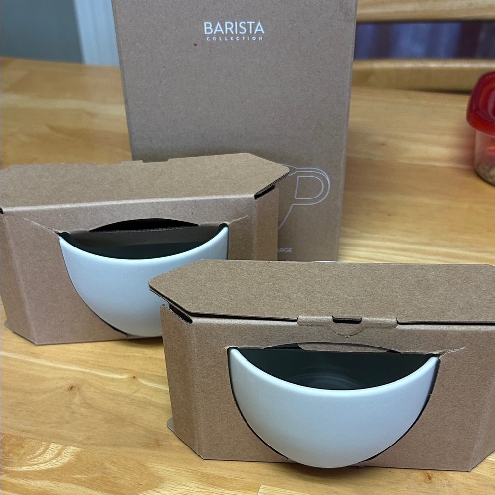 NIB Nespresso Barista Cappuccino Large Cups - Picture 4 of 8